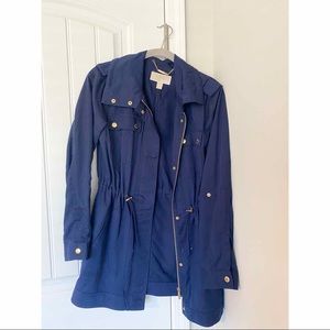 Michael Kors Navy Blue Utility Jacket